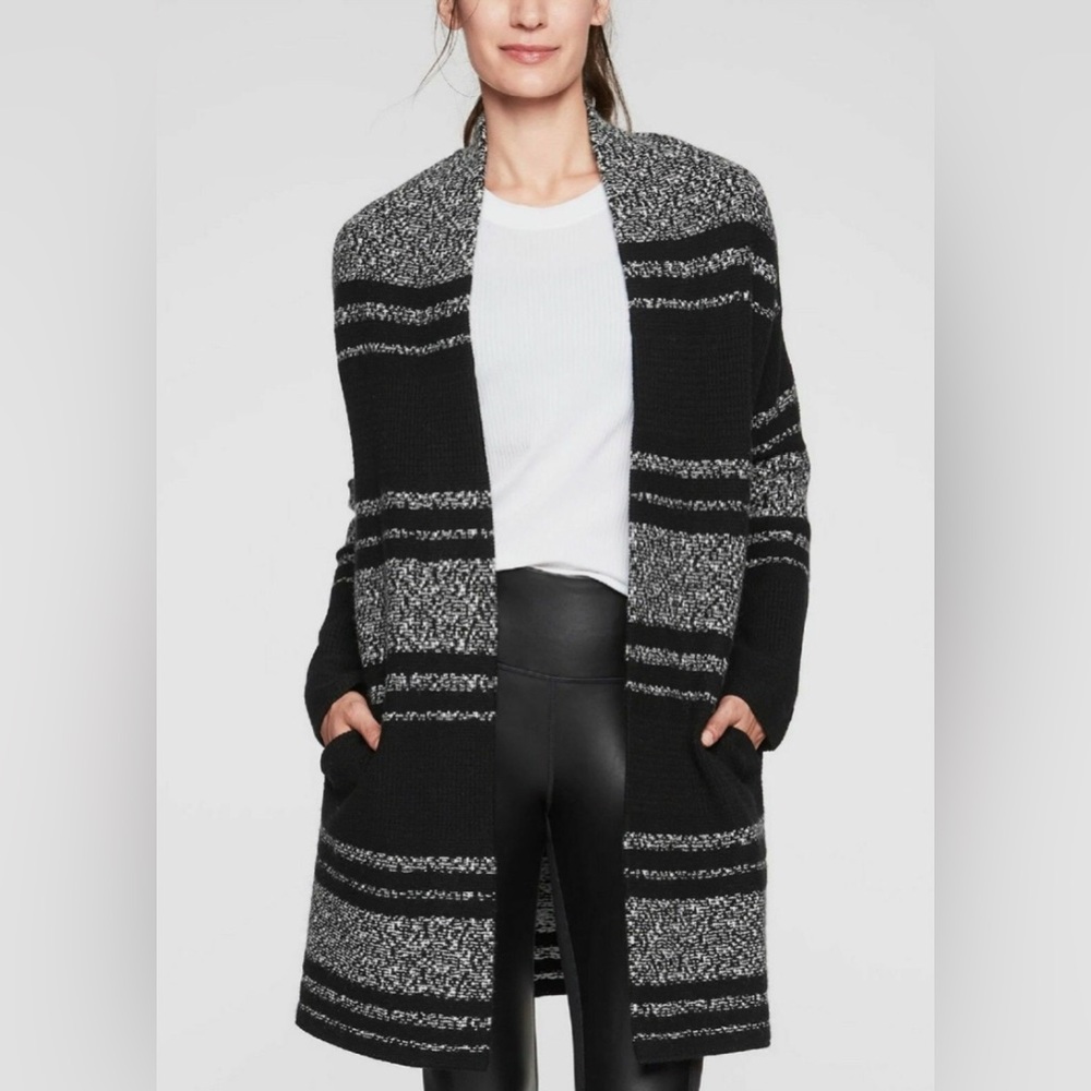 Athleta Wool Cashmere Panorama Coat Sweater